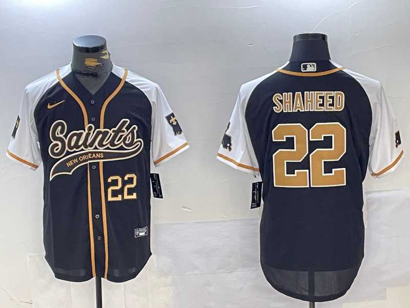 Men's New Orleans Saints #22 Rashid Shaheed Black White 1987 Legacy Cool Base Stitched Baseball Jerseys,We sell and wholesale Men's New Orleans Saints #22 Rashid Shaheed Black White 1987 Legacy Cool Base Stitched Baseball Jerseys on line form chian!
